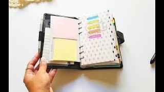 My Ring-Bound Planner Setup - Filofax Saffiano Personal Compact
