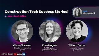 Construction Tech Success Stories at Hilti, Skanska USA, and Impetus - AEC-tech talk #11