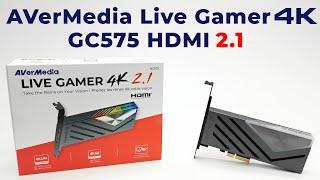 Avermedia GC575 Live Gamer 4K HDMI 2.1 VRR PCIe Capture Card Review