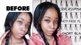 DIY Individual lashes | How I do my lashes extensions at home |Beginner friendly lashes extensions