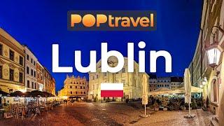 Walking in LUBLIN / Poland - Blue Hour Tour - 4K 60fps (UHD)