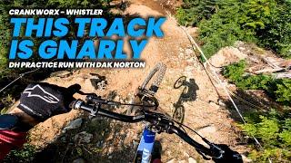 GoPro: This track is gnarly! Crankworx Whistler Downhill Practice Run With Dakotah Norton