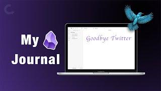 Watch how I create journal entries in Obsidian