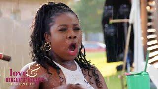 Keke Throws a Drink in Tisha’s Face! 🫨 | Love & Marriage: Huntsville | OWN