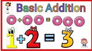 Basic Addition | Addition for kids | Learn Addition | Add | Premath concept | Maths for Kids |