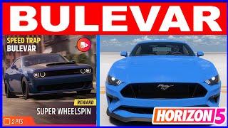 Forza Horizon 5 BULEVAR Speed Trap - Car Restriction Modern Muscle A-800