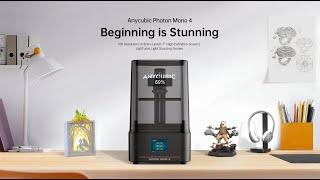 Start strong with Anycubic Photon Mono 4, 10K high resolution with a 7'' high-definition screen!