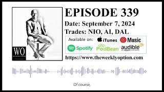 Option trading podcast - The Weekly Option:  Episode 339 Recorded on September 7, 2024