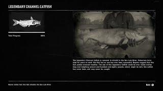 This is what the Legendary Channel Catfish looks like in Red Dead Redemption 2