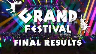 The Grand Festival Final Results!