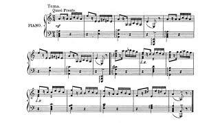 Mark Hambourg - Variations on a theme of Paganini (audio + sheet music)