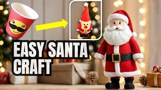 Make a Santa Claus in Minutes with This EASY Christmas Craft! How to make santa|easy christmas craft