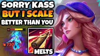 CAITLYN MID can EVEN OUTSCALE KASSADIN. Kill nearly anyone in just 2 or 3 auto attacks.