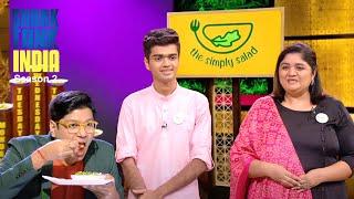 Taste test mein पास हुआ kya inka healthy salad? | Shark Tank India S2 | Iconic Pitches