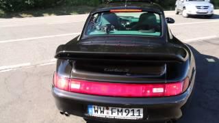 Rare and original Porsche 911 993 Turbo S startup and acceleration [Lovely Sounds]