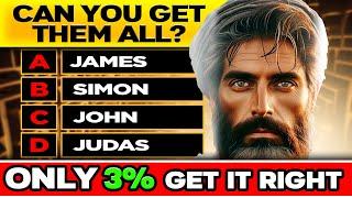 HARD BIBLE QUIZ From Genesis To Revelation! Can You Get 100%?