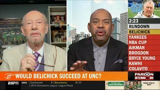 Pardon The Interruption | He will light up ACC! - Wilbon on Bill Belichick finalizing deal to UNC