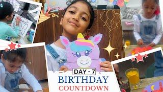 Day 7: The Excitement Begins  – Birthday Countdown |