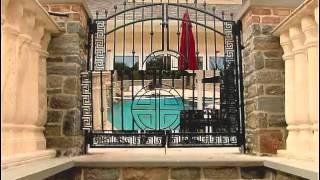 Custom Wrought Iron Pool Fencing