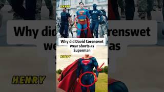 Why did David Corenswet wear shorts as Superman? -1 #shorts#davidcorenswet#celebrity#actor