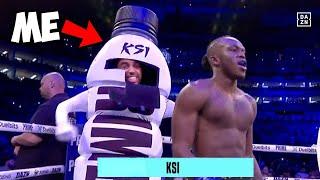 SNEAKING Into KSI's Boxing Match (In the ring)