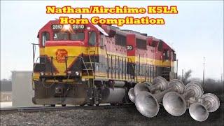 Nathan/Airchime K5LA Horn Compilation (100+ Trains!)