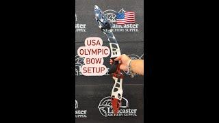 USA Olympic Bow Setup for Indoor Season || Casey Kaufhold