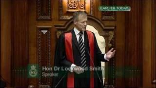 Lockwood Smith Ejects Trevor Mallard For Calling John Key a Liar