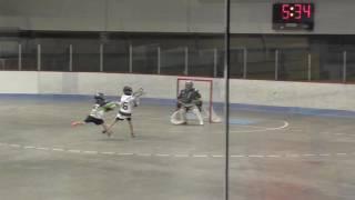 Tournoi Lacrosse 2016 2e but de Félix Pronovost en échappée.