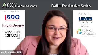 ACG DFW 2020 June Dallas Dealmakers Program