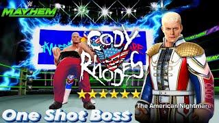 6 STAR CODY RHODES ONE SHOT BOSS WWE MAYHEM