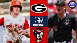 #7 Georgia vs #10 NC State | Supers G2 | 2024 College Baseball Highlights