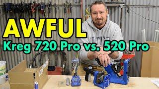 AWFUL Keg 720 Pro vs Kreg 520 Pro Pocket Hole Jigs - My Review