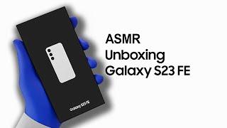 Pure ASMR Unboxing - Samsung Galaxy S23 FE Graphite +  25W PD Adapter!