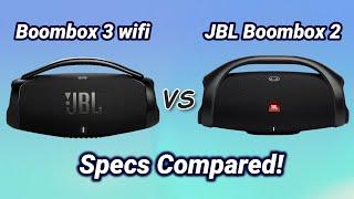 JBL Boombox 3 WiFi Specs Vs JBL Boombox 2 Specs Compared!