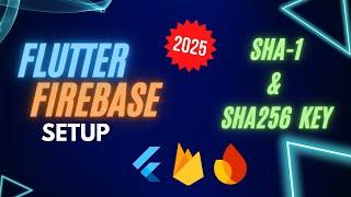  Flutter Firebase Setup 2024 | Generate SHA1 Key | Quick Easy Tutorial | Setup Firebase for Flutter