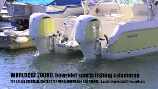 WORLDCAT 290DC- Bowrider, Sports-Fishing, Power Catamaran FOR SALE IN AUSTRALIA