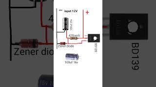 12V DC se 3V DC circuit diagram # project diagram # electronics A2Z Work
