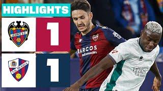 LEVANTE UD 1 - 1 SD HUESCA I HIGHLIGHTS LALIGA HYPERMOTION