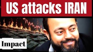 US attacked Iran effects on stock market and cryptocurrencies