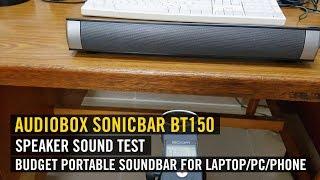 Gene Audiobox SonicBar BT150 U150 Speaker Sound Test (Instrumental, Vocal, Techno, Trance, Bass)