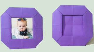 Easy to make origami  Photo Frame | paper craft |  Ishwaryarajesh | Raj Media