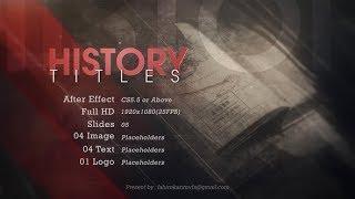 History Titles | Videohive Project Templates