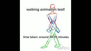 walking animation test #odetari