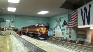 WC HO Scale SD45s At Valley