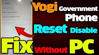 Yogi Smartphone Reset Problem Fix | A035f Hard Reset Not Working | REMOVE YOGI MODI WALLPAPER | 2023