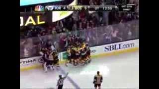 98.5 The Sports Hub's Dave Goucher calls Patrice Bergeron's series-winning OT goal