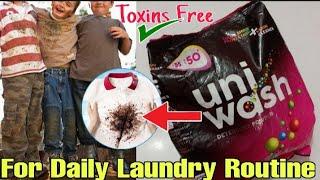 UNIWASH Detergent Powder | Free from Harmful Chemicals | Washing Powder Review