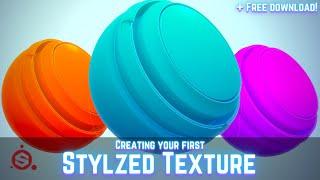 How to Make Your First Stylized Texture in 5 Minutes using Substance Painter [BEGINNERS TUTORIAL]