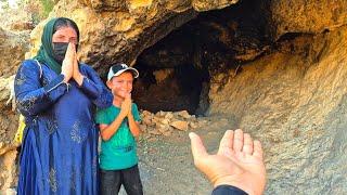 unbelievable shelter in a cave after 4 years of homelessness